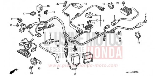 FAISCEAU DES FILS CLR125W de 1998